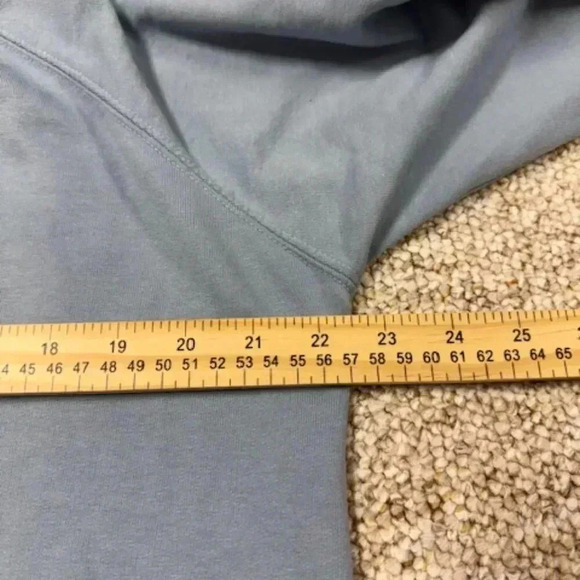 Dumbclub Quack Light Blue Sweatshirt Size XL Made in USA Yellow Duck - Picture 6 of 8